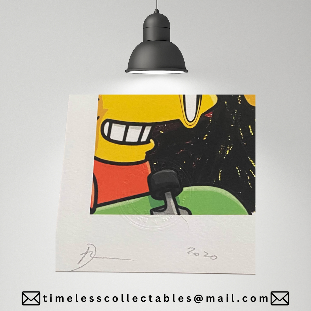 Death NYC Pop Art The Simpsons Starry Night
