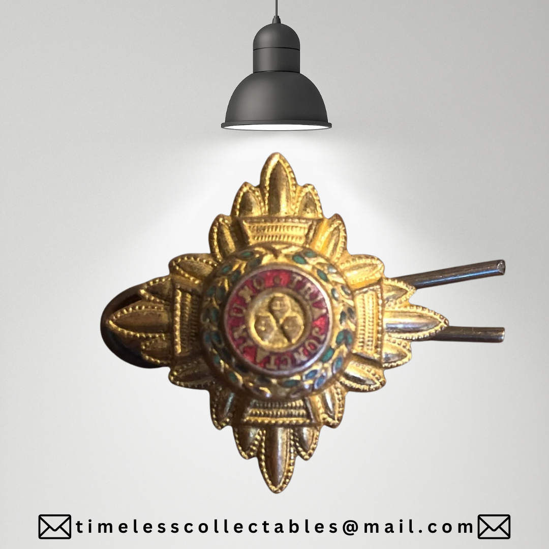 Officer's Rank Star Enamelled Gold Colour Anodised