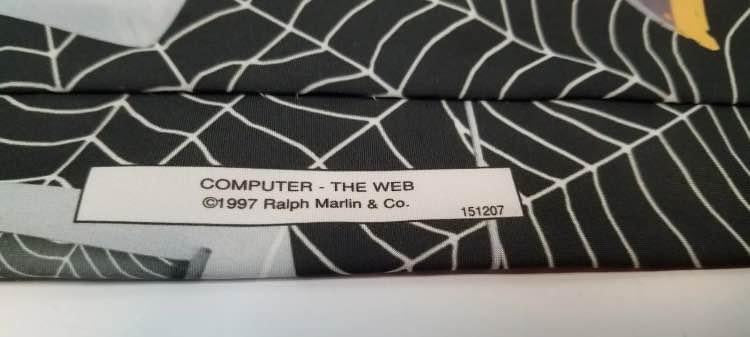 Vintage Classic Computer Neck Tie
