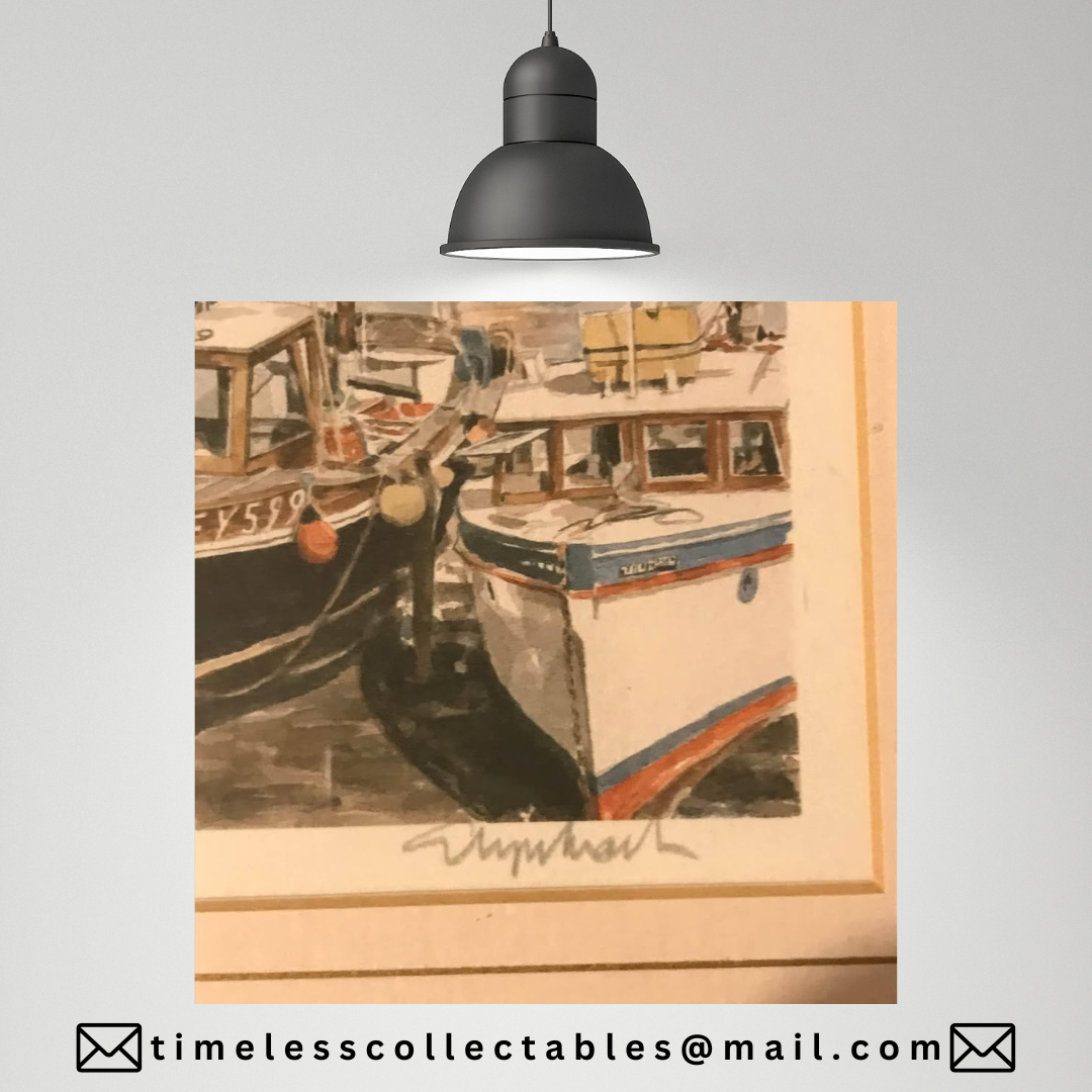 Mevagissey Watercolor Print By Glyn Martin