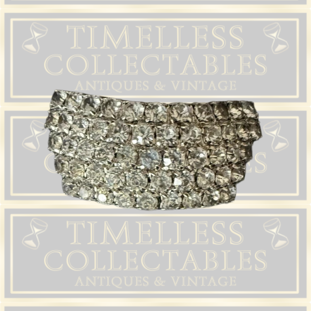 Vintage Rhinestone Shoe Clips