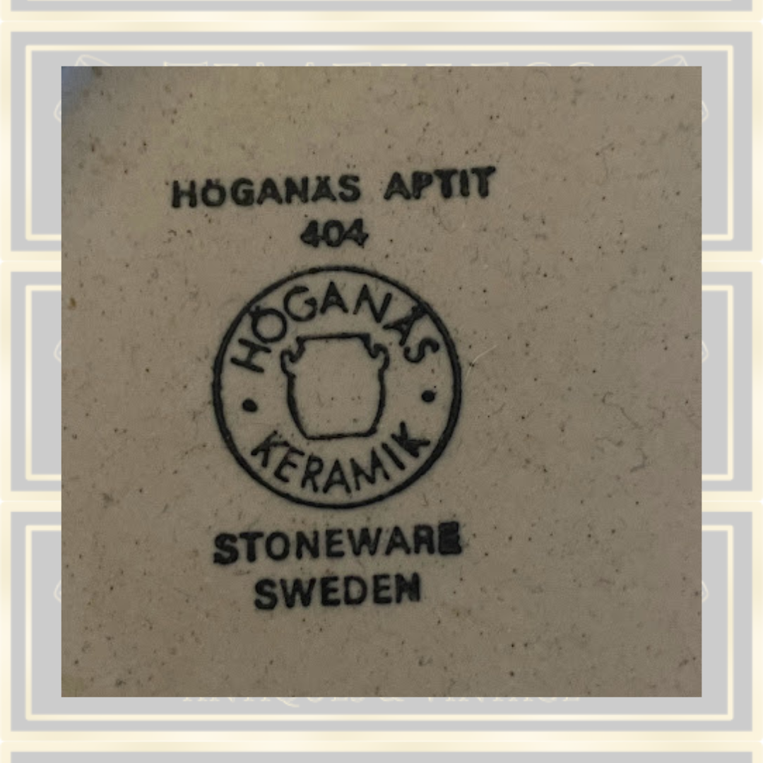 Vintage Höganäs Keramik Large Swedish Brown Stoneware Oven Dish