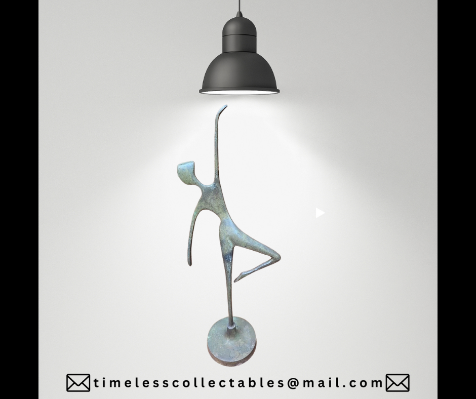 Modernist Dancing Lady/Ballerina Figurine Sculpture
