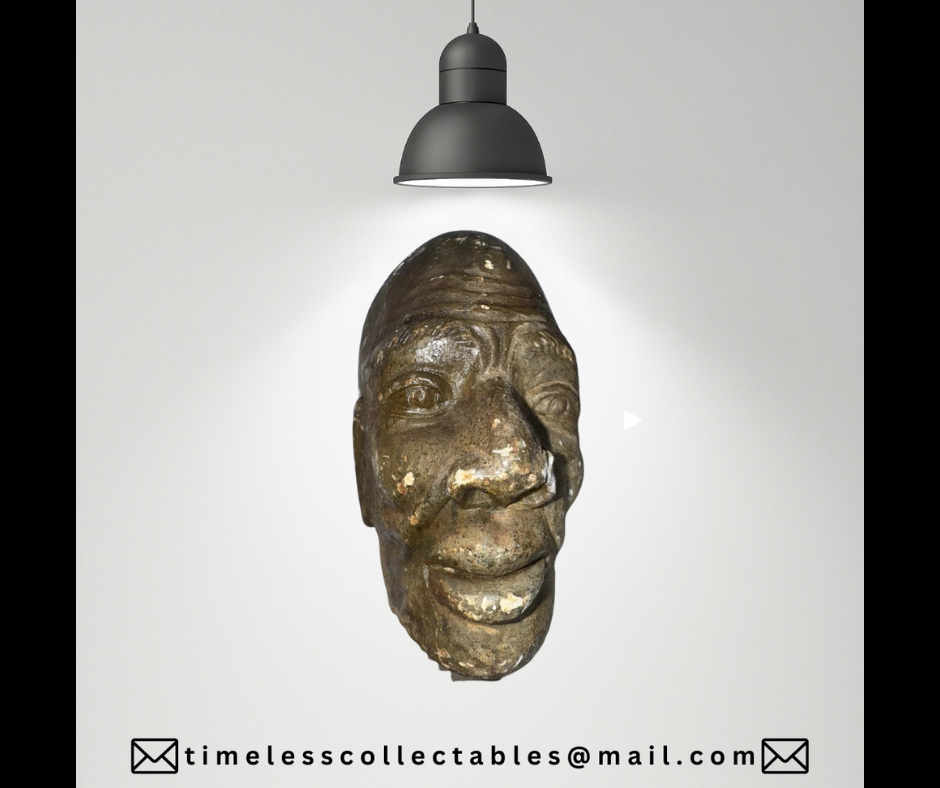 Antique Marble Carved Head