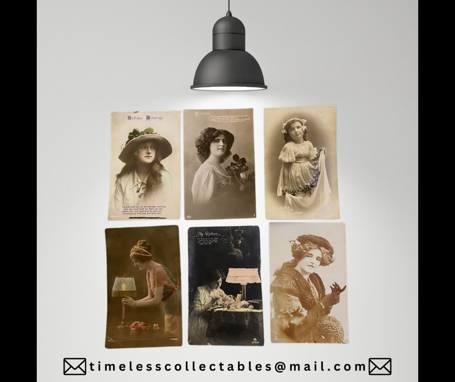 Antique Postcards x 6