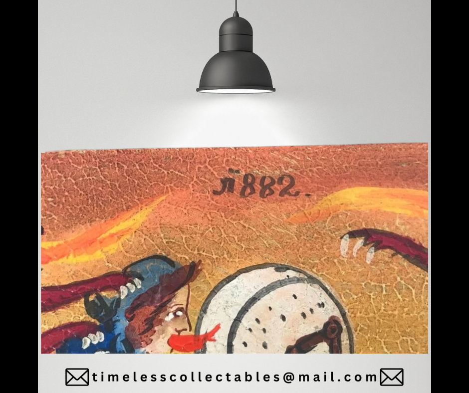 Vintage Hand Painted Beehive Panel