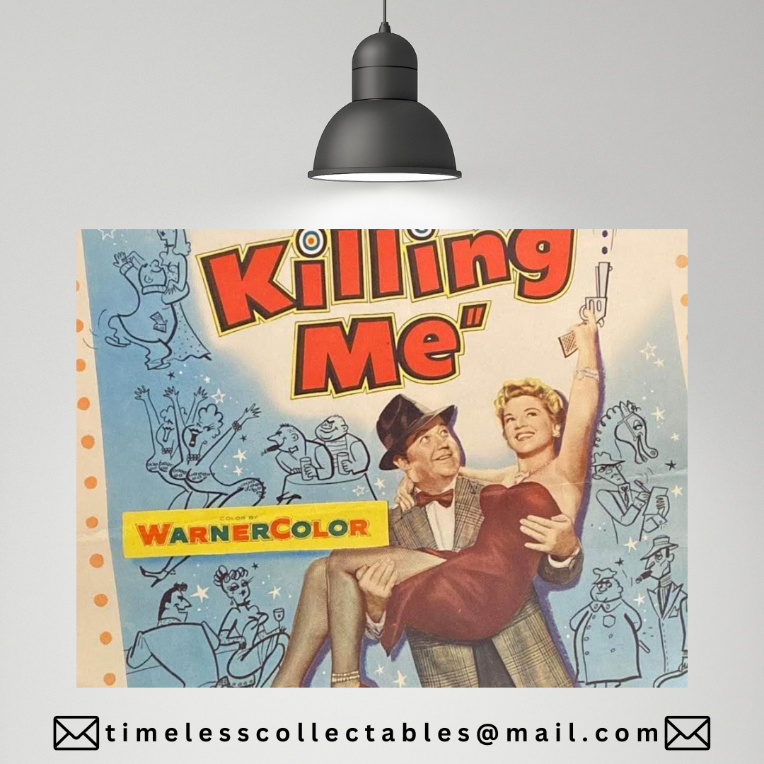 Vintage Stop, You're Killing Me Large Poster Warner Brothers 1952
