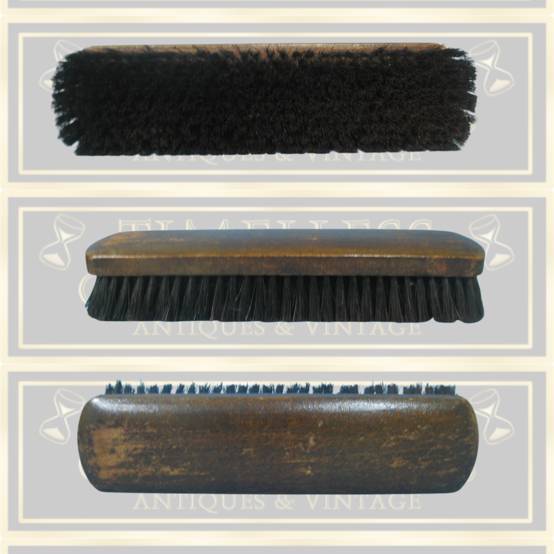Vintage Hat & Coat Wall Hanging Brush Set