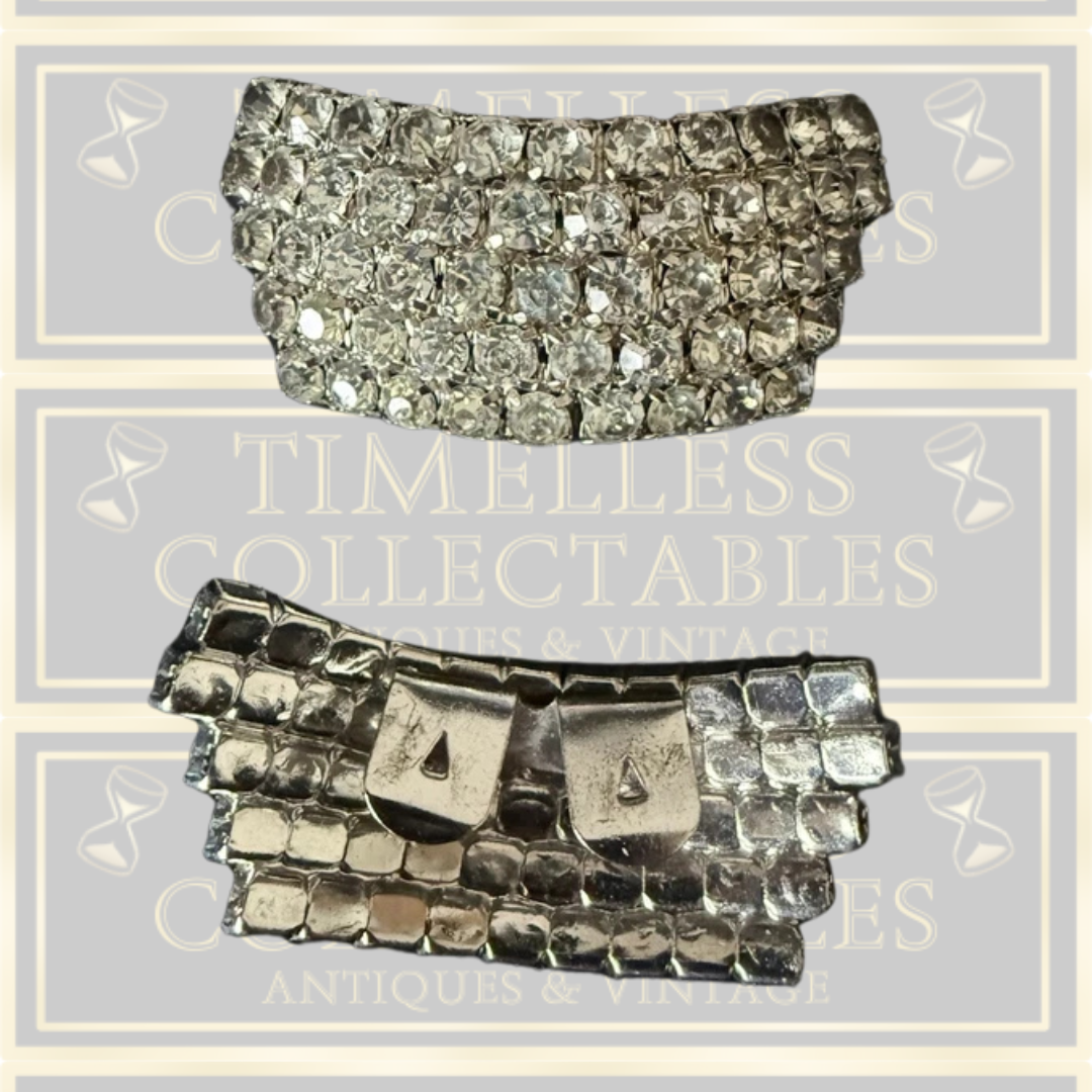 Vintage Rhinestone Shoe Clips