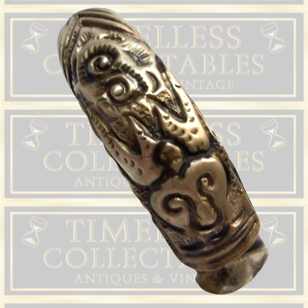 Antique Chinese Dragon Rattle Wedding Bangle