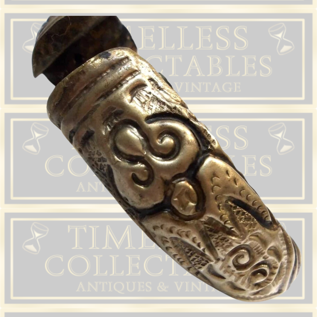 Antique Chinese Dragon Rattle Wedding Bangle
