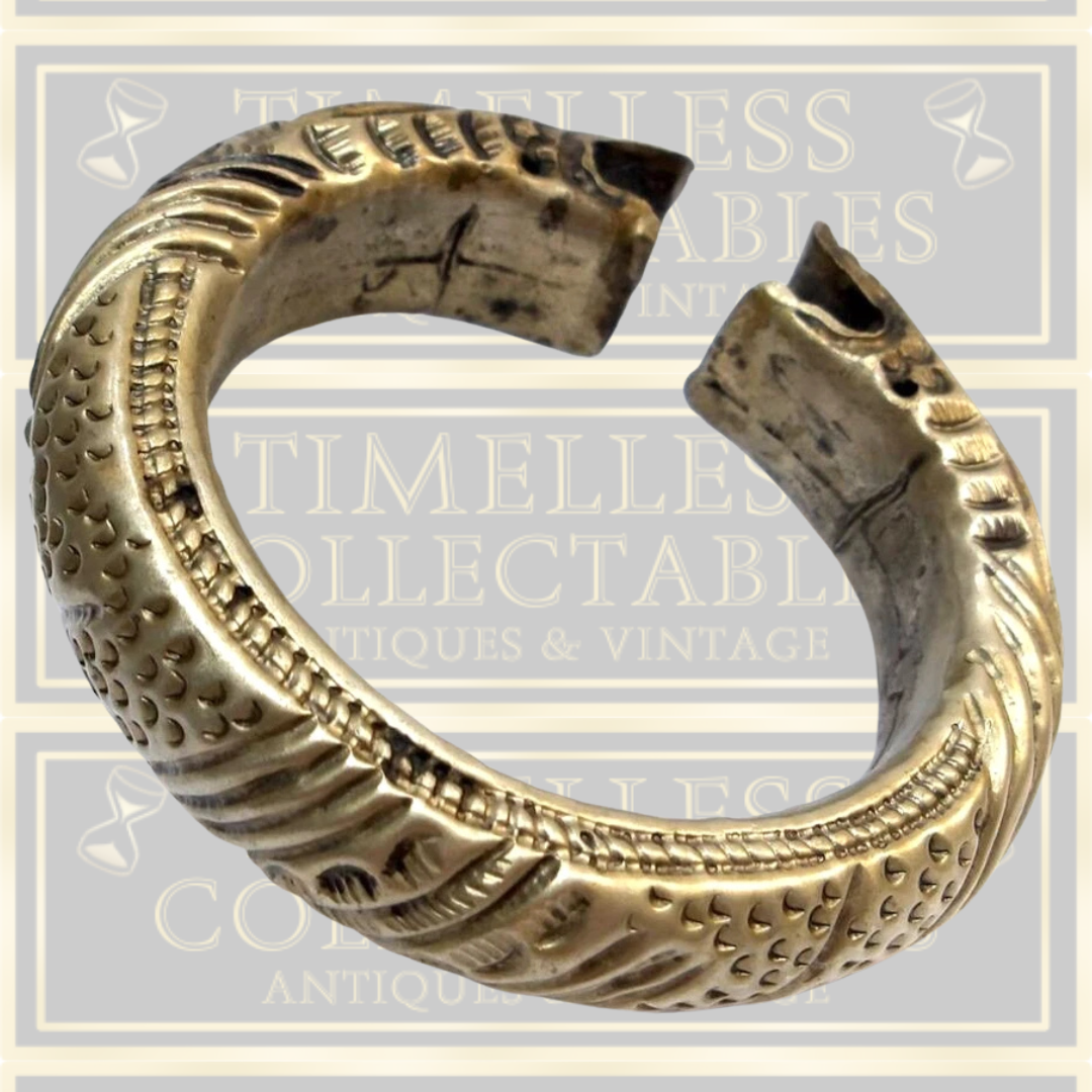 Antique Chinese Dragon Rattle Wedding Bangle