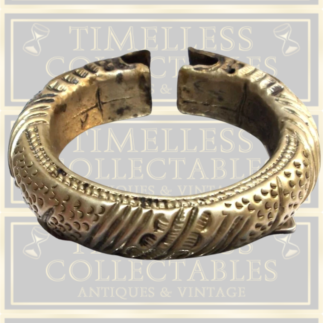 Antique Chinese Dragon Rattle Wedding Bangle