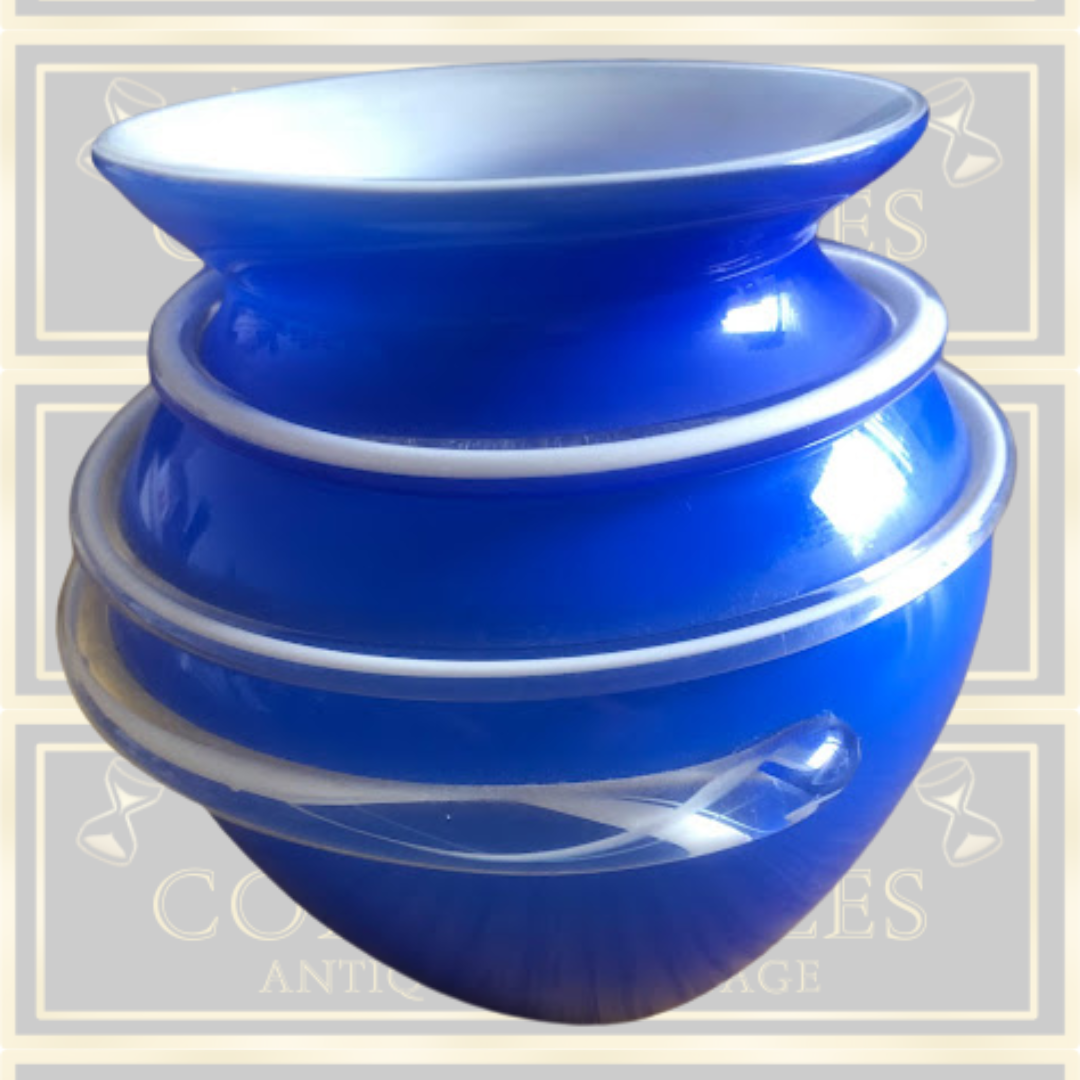 Vintage Murano Glass Vase By Gaetano Mazzucato