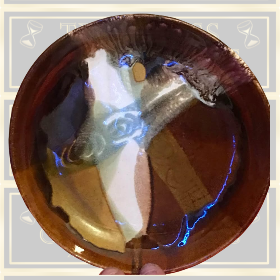 Vintage DS pottery plate