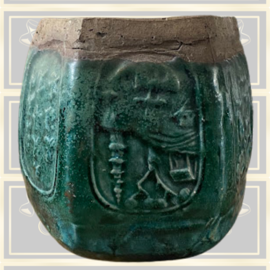 Antique Tibor China Pottery Jar