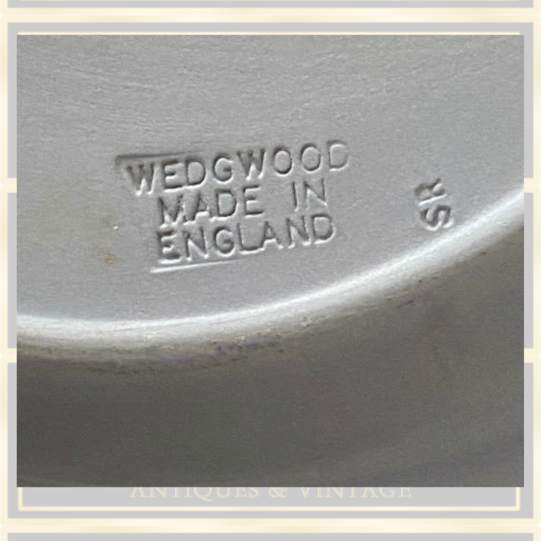Vintage Wedgwood Blue Jasperware Hanging Plate