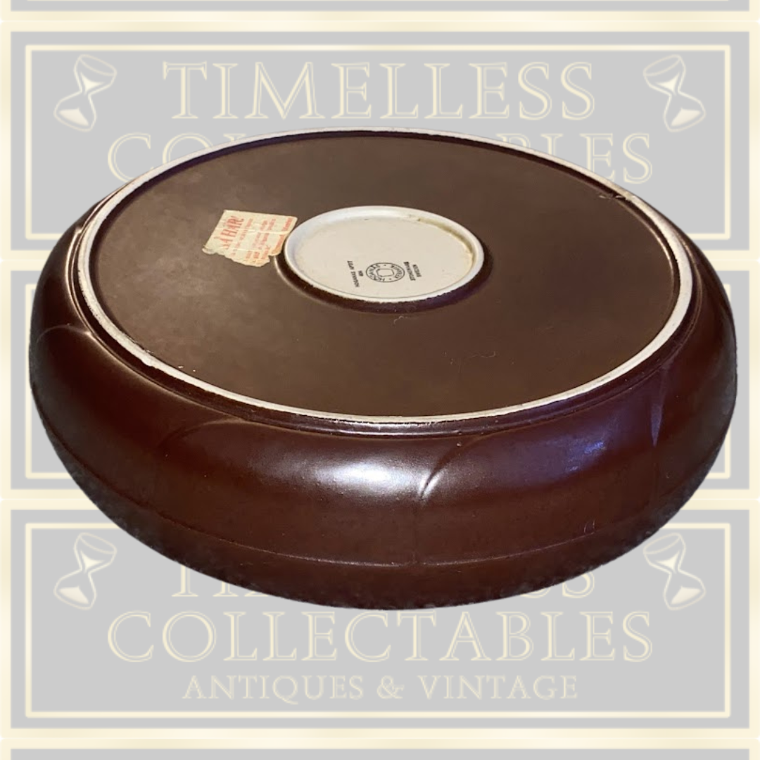 Vintage Höganäs Keramik Large Swedish Brown Stoneware Oven Dish