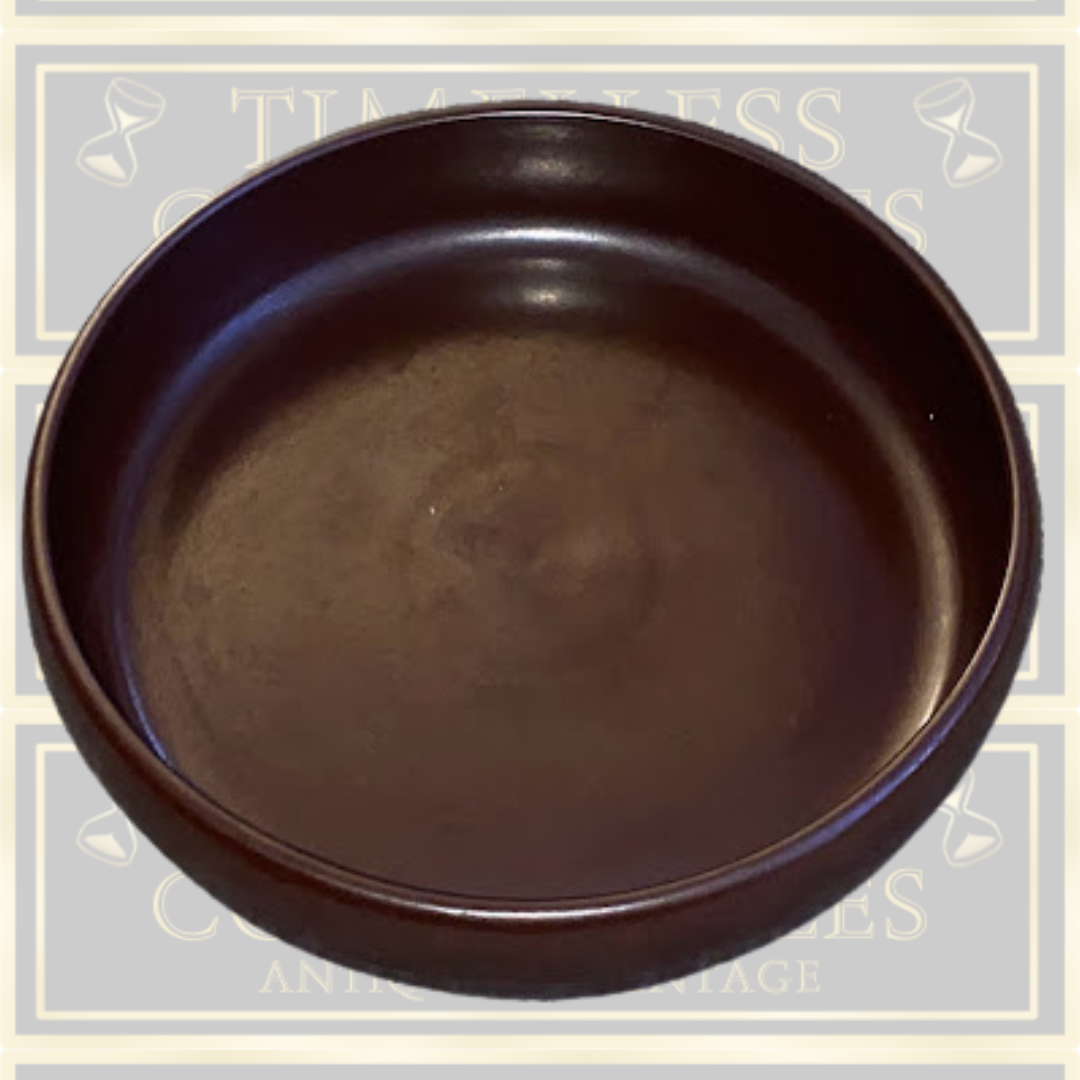 Vintage Höganäs Keramik Large Swedish Brown Stoneware Oven Dish