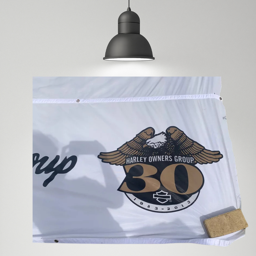 Vintage Harley-Davidson Owners Group Large Fabric Banners