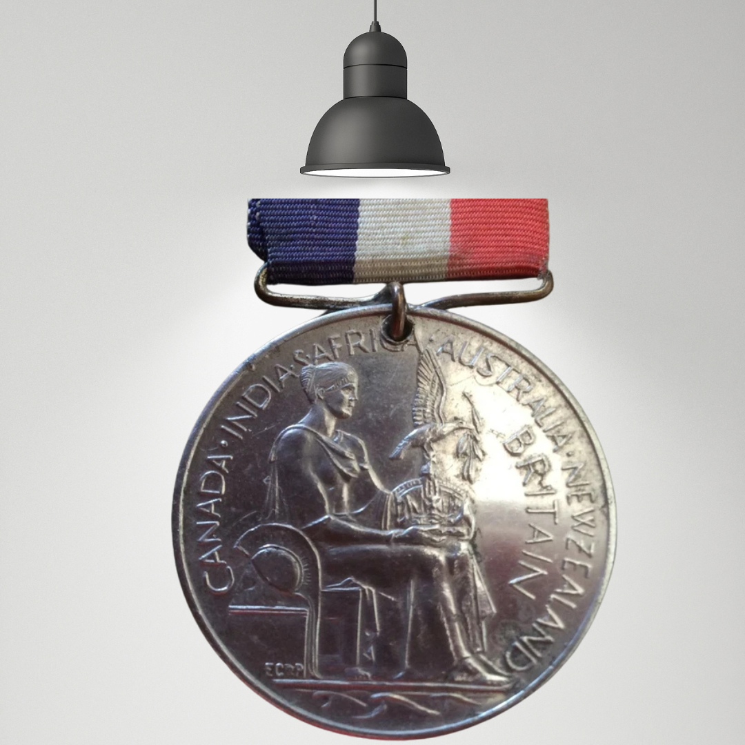 British Royal Antique Coronation & Jubilee Medals With Ribbons Geo V
