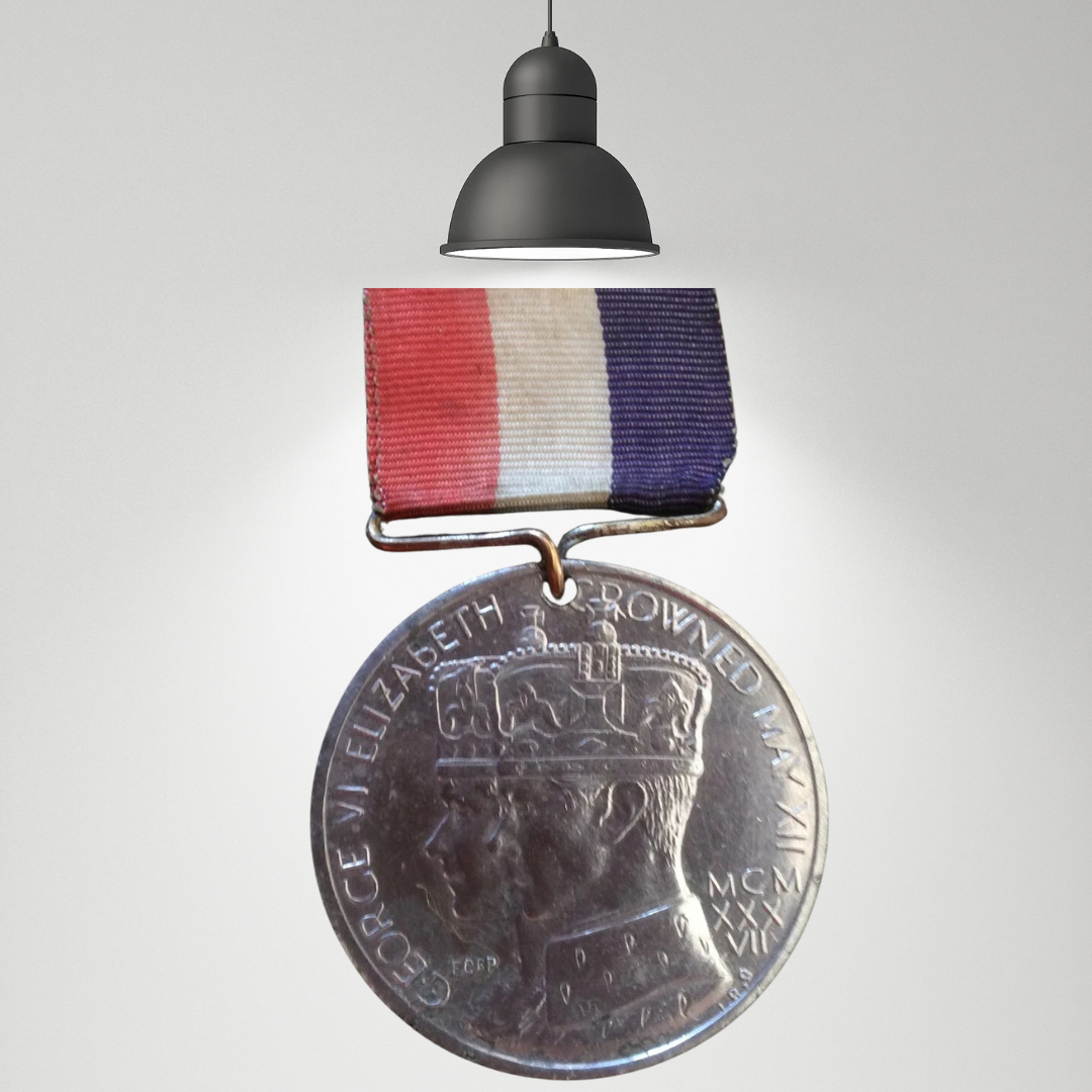 British Royal Antique Coronation & Jubilee Medals With Ribbons Geo V