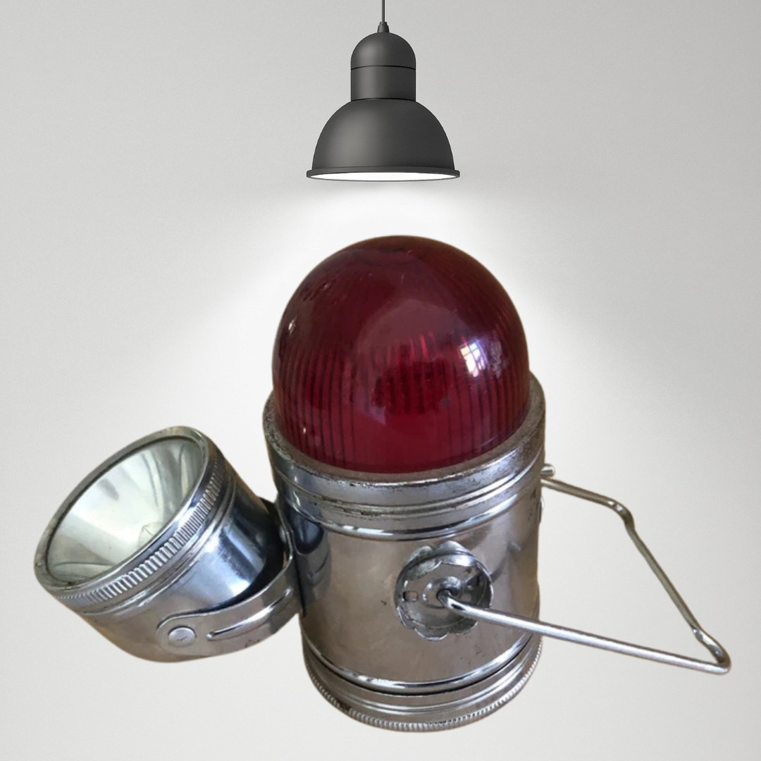 Vintage PIFCO Empire Dome Motorist Torch Light Lamp