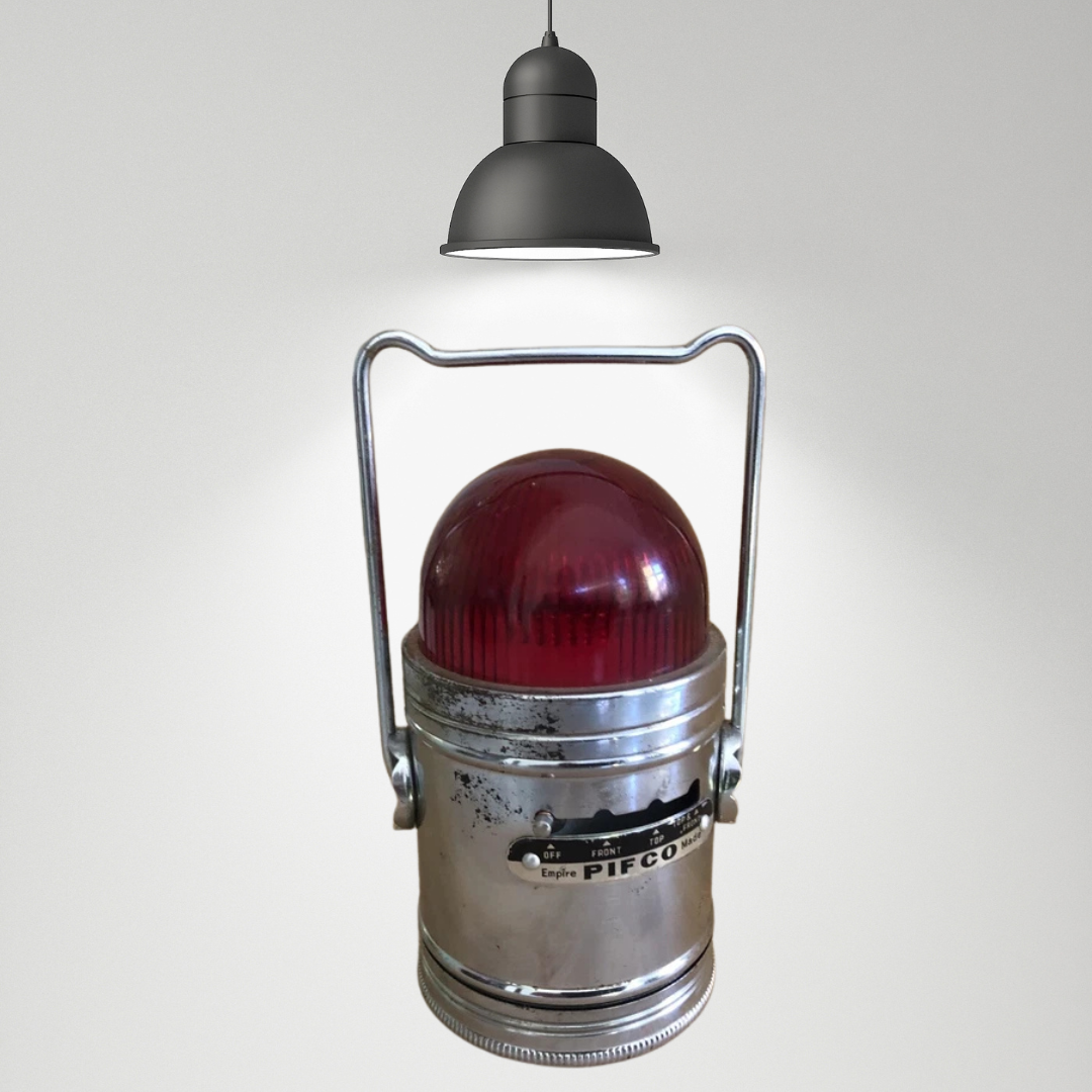 Vintage PIFCO Empire Dome Motorist Torch Light Lamp