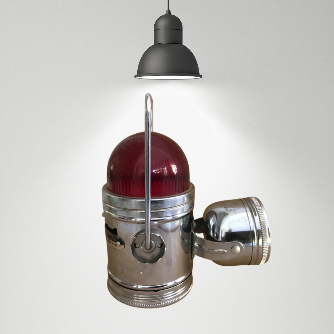 Vintage PIFCO Empire Dome Motorist Torch Light Lamp