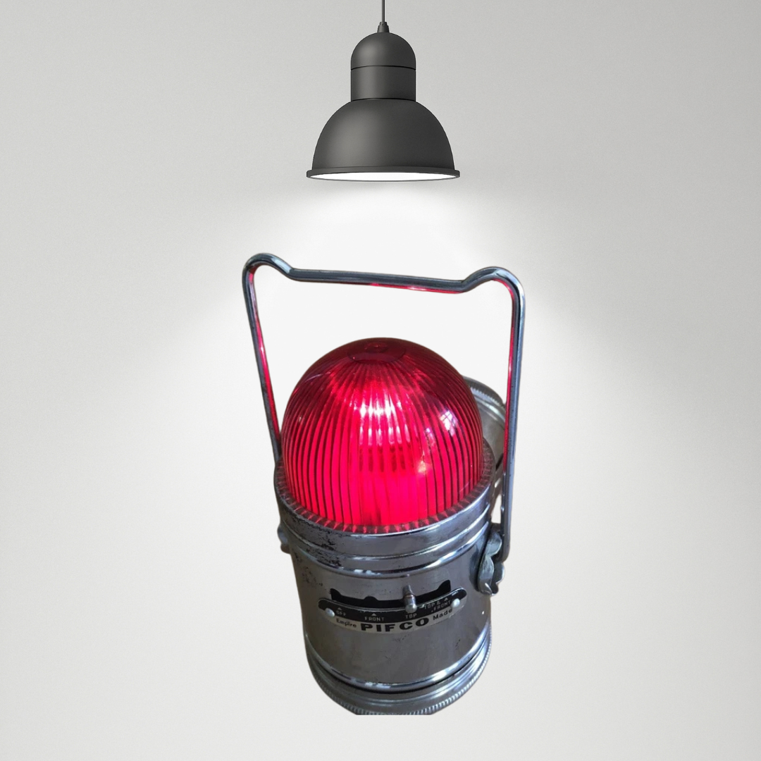 Vintage PIFCO Empire Dome Motorist Torch Light Lamp