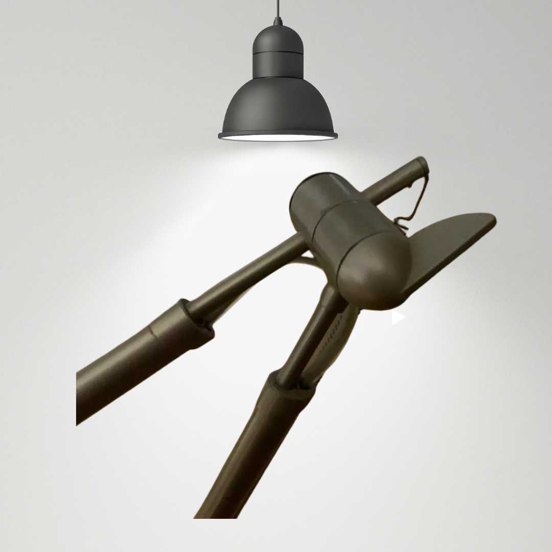 A Pair Of Vintage Adjustable Desk Lamps