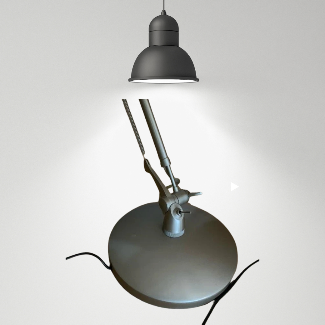 A Pair Of Vintage Adjustable Desk Lamps