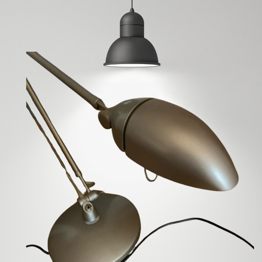 A Pair Of Vintage Adjustable Desk Lamps