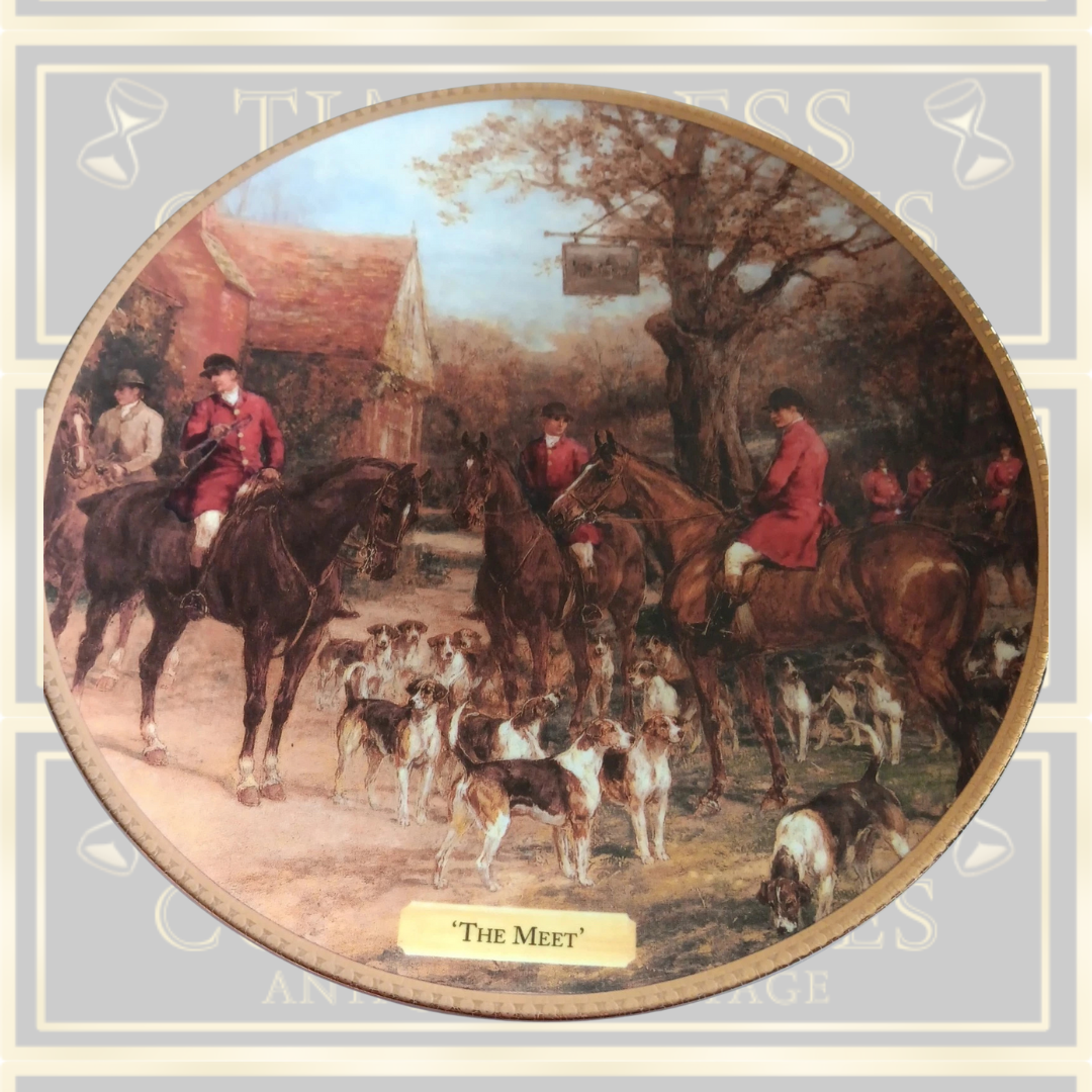 Four Royal Doulton Ltd Edition The Hunter's Call Collection Plates
