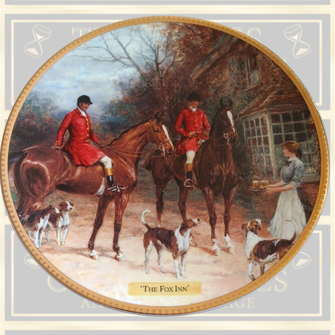 Four Royal Doulton Ltd Edition The Hunter's Call Collection Plates