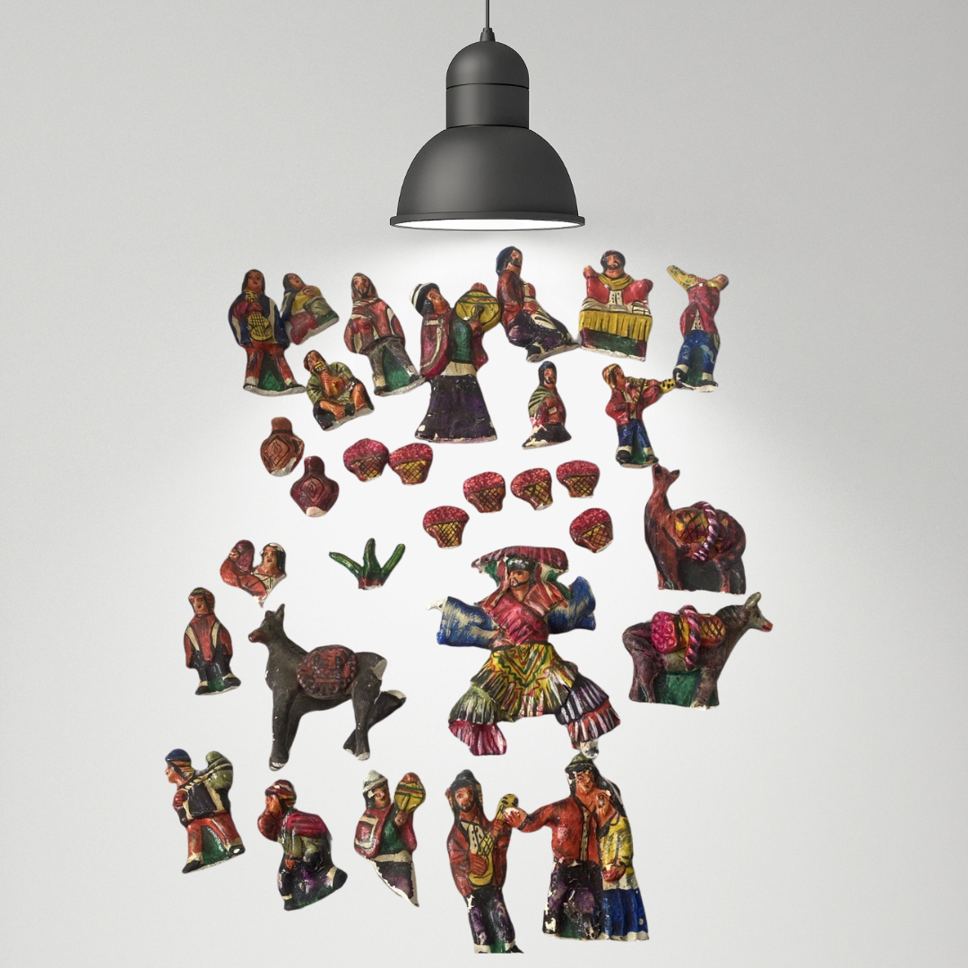 Antique Retablo Diorama Shadowbox