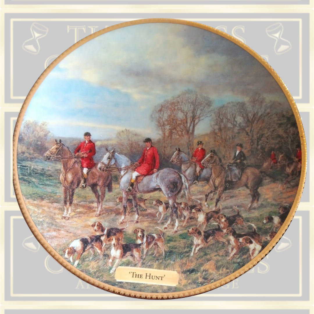 Four Royal Doulton Ltd Edition The Hunter's Call Collection Plates