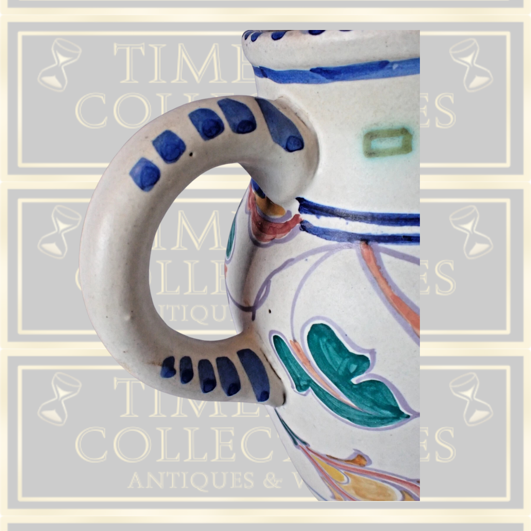 Antique Large Art Deco Honiton Pottery Jug