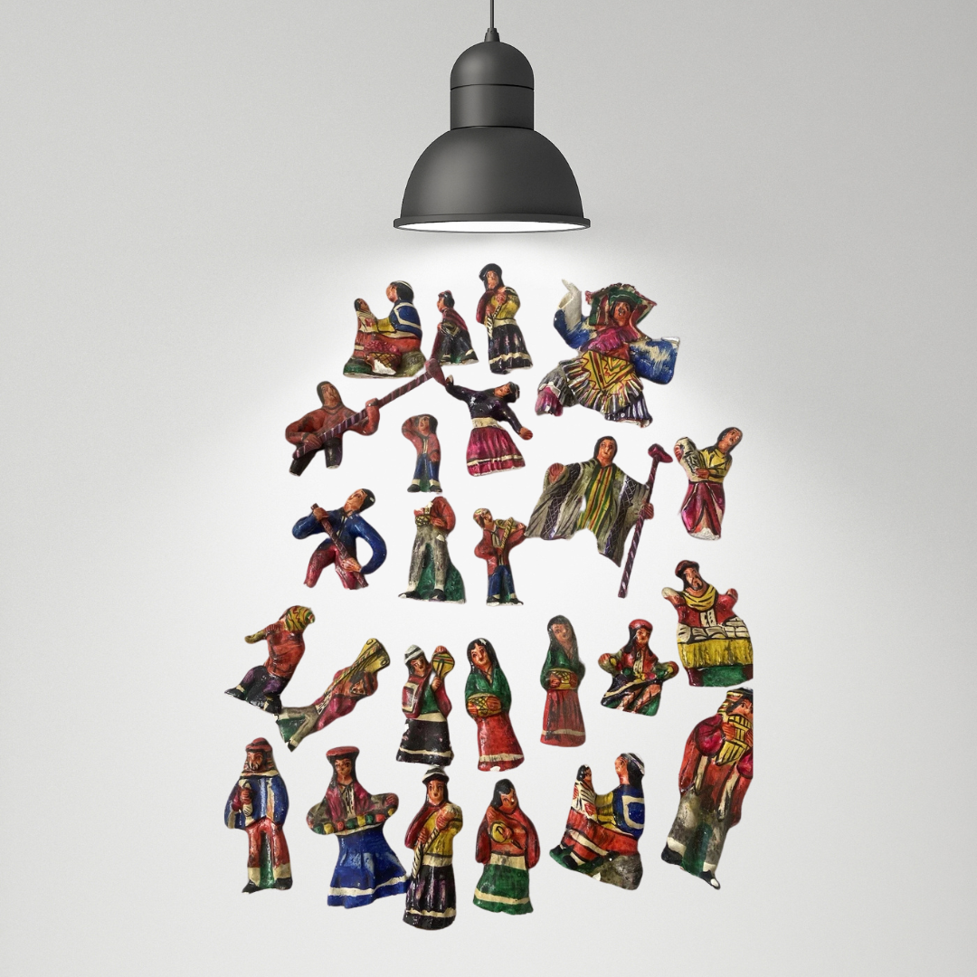 Antique Retablo Diorama Shadowbox