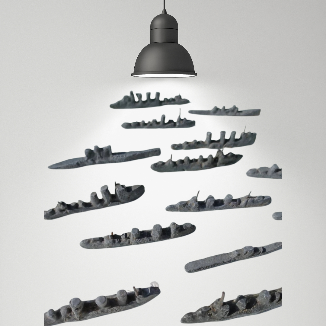 WW1 Scratch Built French Model Ships And Submarines