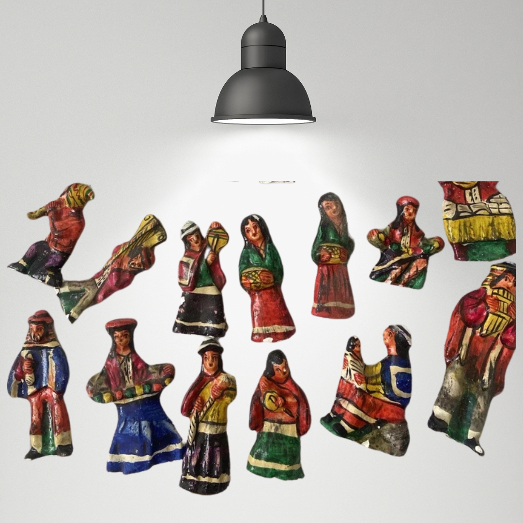 Antique Retablo Diorama Shadowbox
