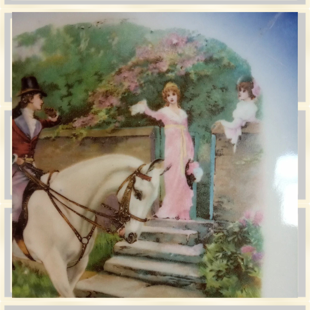Antique 19th Century 'Vienna' Plate