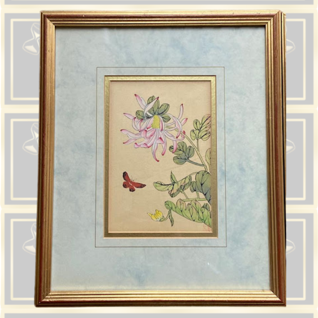 Pair Framed Chinese Antique Paintings