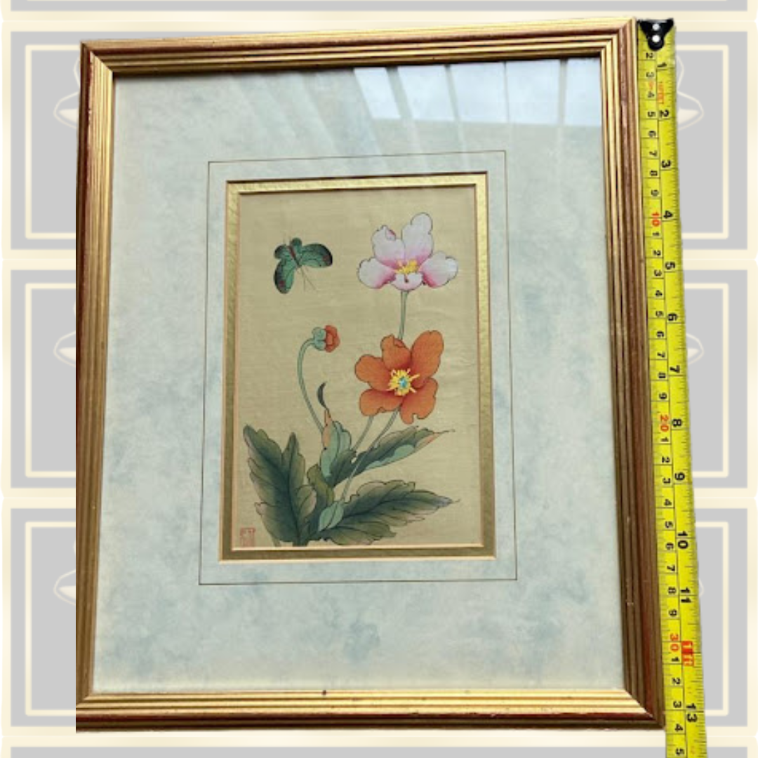 Pair Framed Chinese Antique Paintings