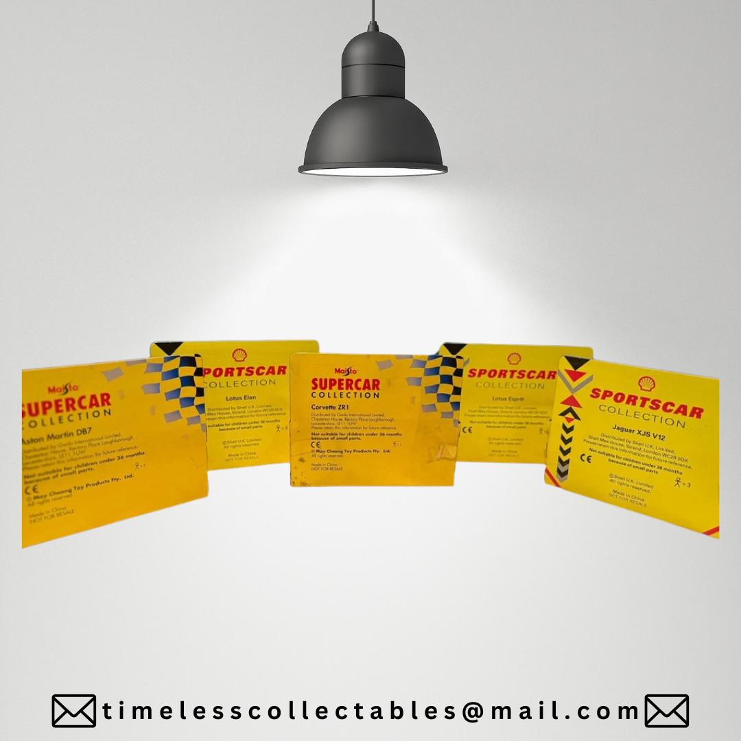 Five Maisto Shell Super Cars in Original Boxes