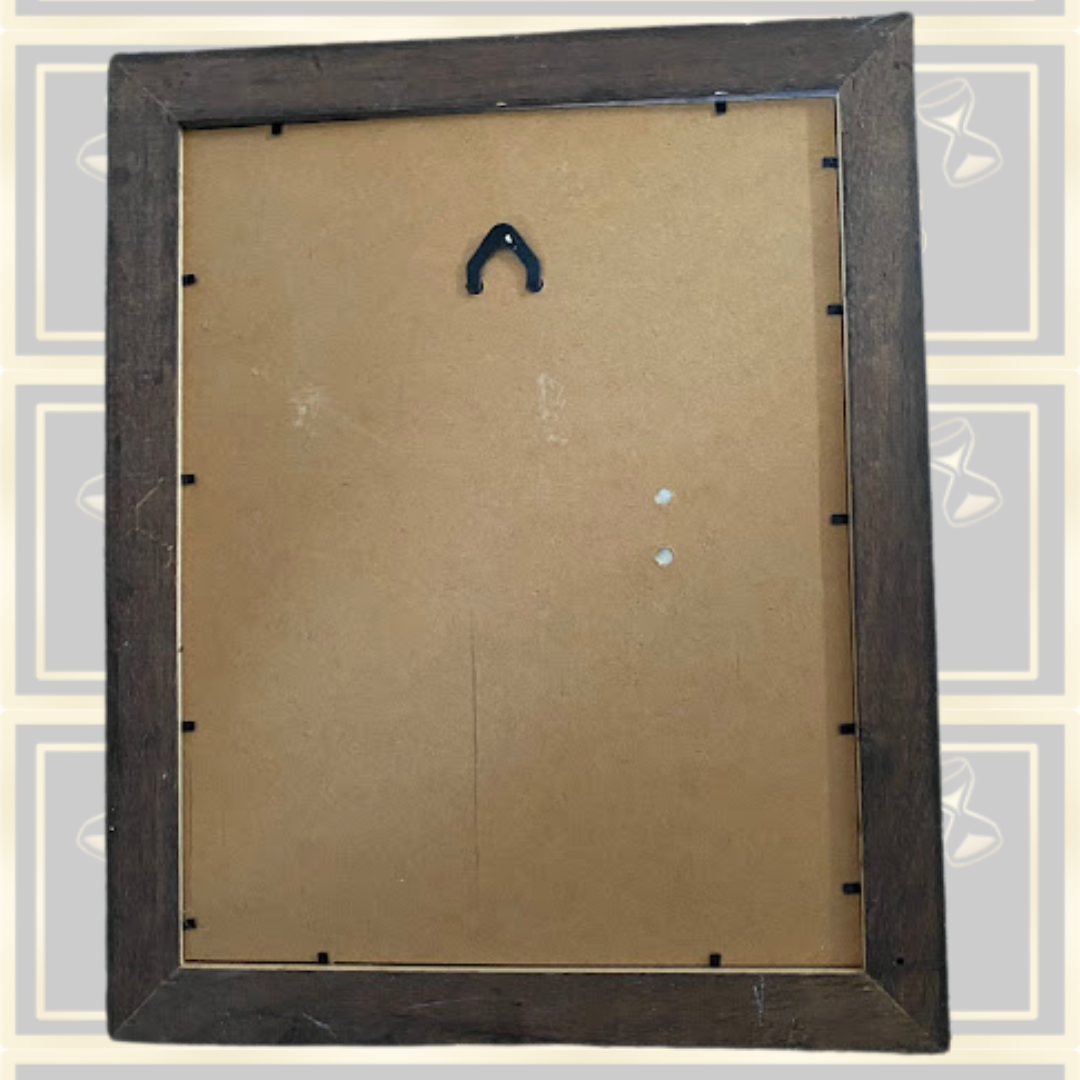 Vintage Framed Hieroglyphic Alphabet