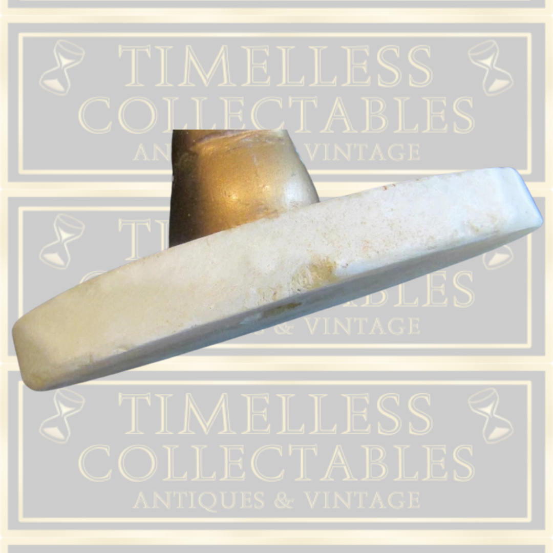 Vintage Egyptian Goddess/Pharaoh Brass Sculpture