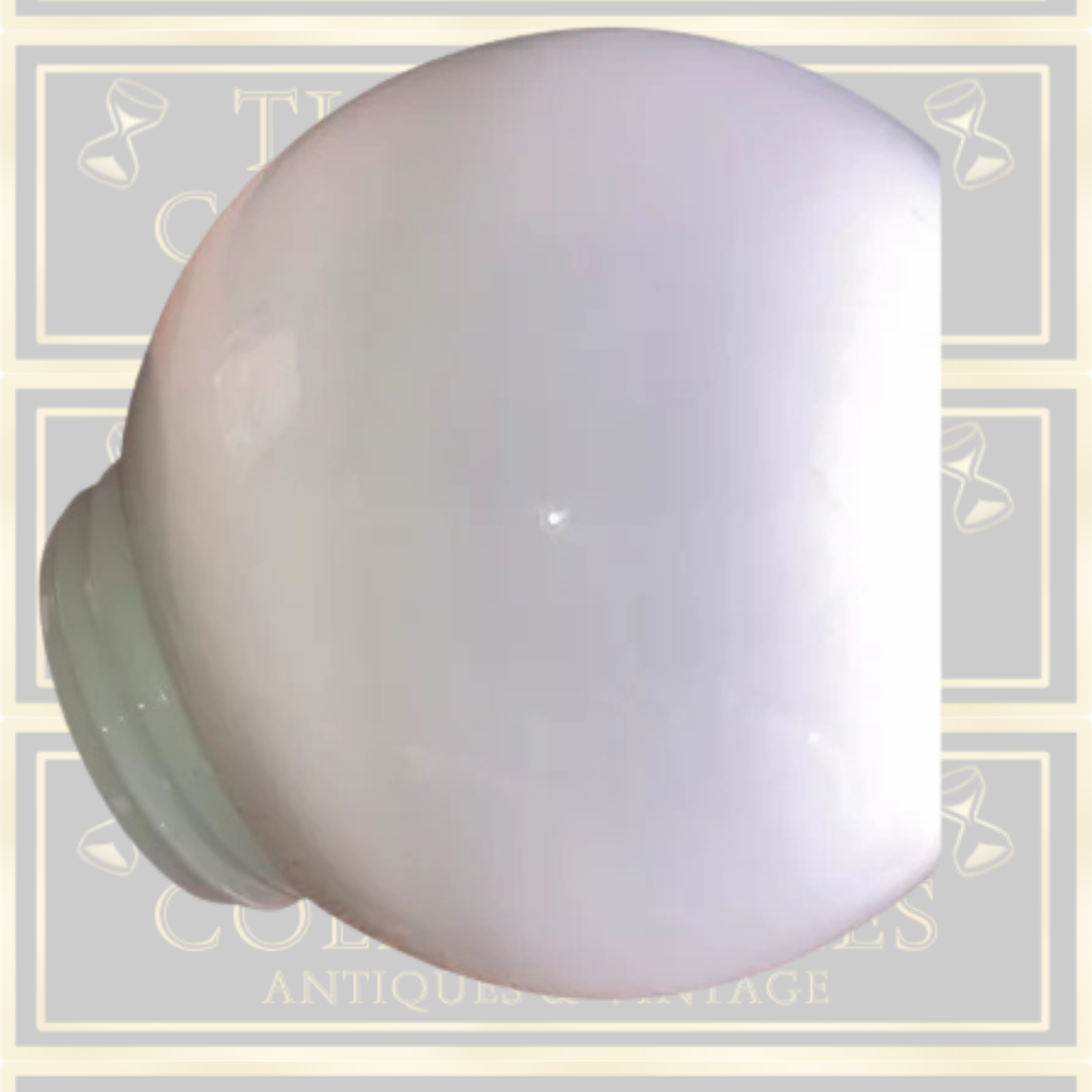 Vintage Pair Art Deco Opaline Milk Glass Ultralux Shade