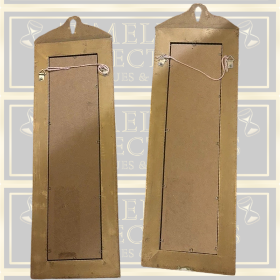 Vintage Pair Gilt Wall Mirrors