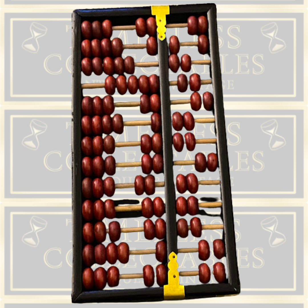 Vintage Lotus-Flower Brand Abacus